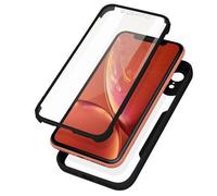 Coque intégrale - AVIZAR - iPhone XR - Dos Plexiglas - Protection antichoc - Noir