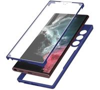 Coque intégrale - AVIZAR - Samsung Galaxy S22 Ultra - Plexiglas - Polymère - Bleu