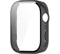 Coque Intégrale En Pc Souple + Film Écran Verre Trempé Compatible Huawei Watch Fit 3 ¿ Protection Complète Noir Mat