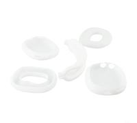Coque intégrale en silicone pour AirPods Max 15 x 14,5 cm Rose (ensemble | Silicone absorbant les chocs, protection contre les chutes à 360 degrés, surface anti-rayures, découpes précises