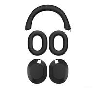 Coque intégrale en silicone pour Sony WH-1000XM6 résistante aux chocs Noir | Silicone doux pour la peau, design résistant aux chocs, découpes précises, couverture du bandeau et des oreillettes