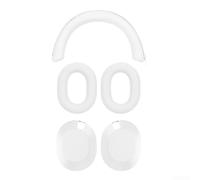 Coque intégrale en silicone pour Sony WH-1000XM6 résistante aux chocs Noir | Silicone doux pour la peau, design résistant aux chocs, découpes précises, couverture du bandeau et des oreillettes