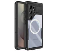 Coque Intégrale Étanche MagSafe pour Samsung Galaxy S25 Ultra Redpepper Transparent