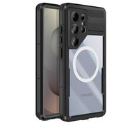 Coque Intégrale Étanche MagSafe pour Samsung Galaxy S25 Ultra Redpepper Transparent