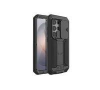 Coque Intégrale pour Galaxy S26 Ultra avec Cache Caméra Coulissant Étanche IP54 Noir