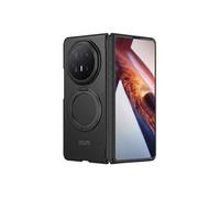 Coque intégrale Honor Magic V6 Noir Anneau Support Verre Trempé
