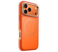 Coque Intégrale pour iPhone 17 Pro Max MagSafe Antichocs 6m avec Support Orange