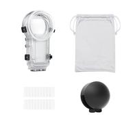 Coque intégrale invisible et imperméable pour appareil photo 360 degrés avec insert anti-buée pour protection contre les rayures et les rayures