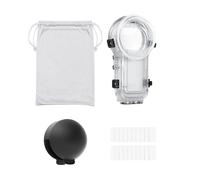 Coque Intégrale Invisible Impermeable pour Caméras 360 Caméras avec Insert Anti-Brouillard Lentille Defender Scratch Immunitaire Permanent PC Substance Installation Rapide Impermeable Case