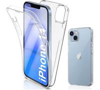 Coque Intégrale - MASSILIA TECH - iPhone 14 - Antichoc - Transparente - 360° Protection