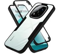 Coque Intégrale - MASSILIA TECH - Xiaomi Redmi Note 14 Pro Plus - Protection 360° - Noir - Transparent