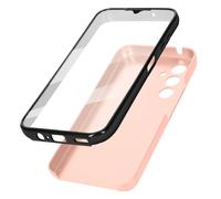 Coque Intégrale pour Galaxy A14 5G / 4G Protection Avant Souple et Dos Rigide Rose