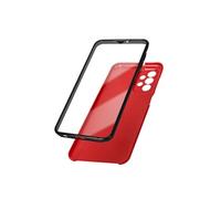 Coque intégrale pour Galaxy A23 5G Arrière Rigide et Avant Souple rouge
