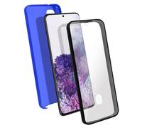 Coque Intégrale pour Galaxy S20 Protection Avant Souple et Dos Rigide Bleu