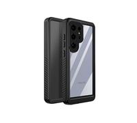 Coque Intégrale pour Galaxy S25 Ultra Etanche IP68 avec Lanière Assortie Redpepper Noir