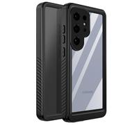 Coque Intégrale pour Galaxy S25 Ultra Etanche IP68 avec Lanière Assortie Redpepper Noir