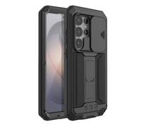 Coque Intégrale pour Galaxy S26 Ultra avec Cache Caméra Coulissant Étanche IP54 Noir