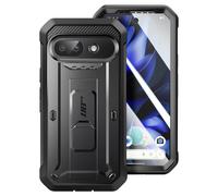 SUPCASE Coque pour Google Pixel 9A avec Protecteur d’Ecran Intégré (UBPro) [Support Repliable & Clip Ceinture] [Protection Qualité Militaire] Intégrale Robuste Case pour Pixel 9A 2025, Noir