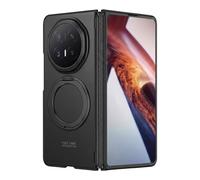 Coque Intégrale pour Honor Magic V6 avec Anneau de Support et Verre Trempé, Noir