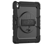 Coque Intégrale pour iPad Air 13 Pouces avec Support Rotatif et Bandoulière Noir