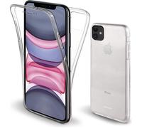 Coque Intégrale pour iPhone 11 Transparente Silicone Antichoc - 360 Degres Protection Avant et Arriére Etui Housse CaseZ62028TH