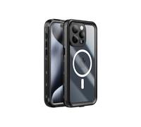 Coque Intégrale pour iPhone 15 Pro Etanche Compatible MagSafe Redpepper Transparent
