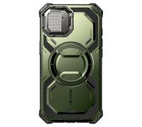 Coque Intégrale pour iPhone 16e Antichoc Compatible MagSafe I-Blason Vert foncé