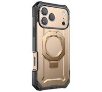 Supcase Coque intégrale Unicorn Beetle Grip Pro pour iPhone 17 Pro MagSafe Verre trempé Dorée