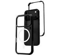 Coque Intégrale pour iPhone 17 Pro MagTitan MagSafe avec Protection d'Ecran 9H Noir transparent