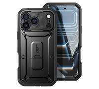 Supcase Coque UB Pro iPhone 17 Pro Max – Protection militaire & écran, béquille, bouton caméra, noir