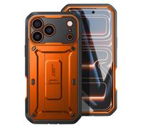 Coque Intégrale pour iPhone 17 Pro Max Série Unicorn Beetle Pro avec Béquille Supcase Orange