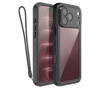 Coque Intégrale pour iPhone 18 Pro MagSafe Étanche IP68 3m avec Dragonne Redpepper Noir / Transparent