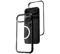 Coque Intégrale pour iPhone Air MagTitan MagSafe avec Protection d'Écran 9H Noir transparent