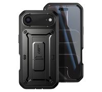 Supcase Coque intégrale UB Pro iPhone Air 2025 – Béquille, Bouton caméra, Qualité militaire, Noir