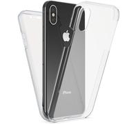Coque Intégrale pour iPhone X / XS, Avant Arrière Cover & Verre Trempé Housse Anti-Choc Cas Etui Transparent par NALIA