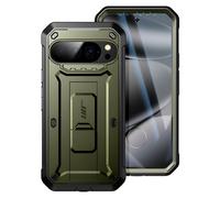 Coque Intégrale pour Pixel 10 Pro Série Supcase Unicorn Beetle Pro avec Béquille Supcase Kaki