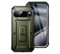 Coque Intégrale pour Pixel 10 Pro Série Supcase Unicorn Beetle Pro avec Béquille Supcase Kaki