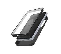 Avizar Coque intégrale pour Samsung A55 — Rigide et avant souple tactile — Noir