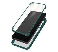 Coque intégrale Galaxy A33 5G Dos Plexiglas et Avant Polymère Contour vert