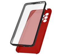 Coque intégrale pour Samsung Galaxy A53 5G Arrière Rigide et Avant Souple rouge