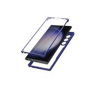 Avizar Coque Intégrale pour Samsung Galaxy S23 Ultra Hybride Antichoc Bleu