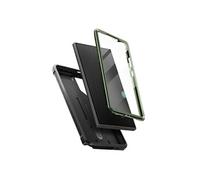 Coque Intégrale pour Samsung Galaxy S24 Ultra Antichoc avec Béquille Kaki