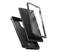 Coque Intégrale pour Samsung Galaxy S24 Ultra Antichoc avec Béquille Noir