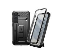 SUPCASE Coque pour Samsung Galaxy S25 Plus avec 2 Protecteurs d’Ecran Avant (sans Film + avec Film) [Protection Qualité Militaire] (UB Pro) avec Béquille & Clip Ceinture pour S25 Plus, Noir