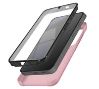 Coque Intégrale pour Samsung S24 Plus Rigide et Avant Souple Tactile Rose champagne