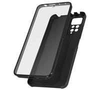 Coque intégrale pour Xiaomi Redmi Note 11/11s Arrière Rigide et Avant Souple Noir