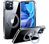 Coque intégrale TORRAS iPhone 15 Plus MagSafe + support rotatif