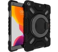 Coque iPad 9 2021, 8 2020, 7 2019 Antichoc Support Poignée + Bandoulière Noir