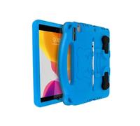 Coque iPad 9 2021 iPad 8 2020 iPad 7 2019 Enfant Panda Support Vidéo Bleu