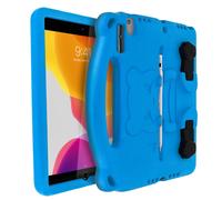 Coque iPad 9 2021 iPad 8 2020 iPad 7 2019 Enfant Panda Support Vidéo Bleu